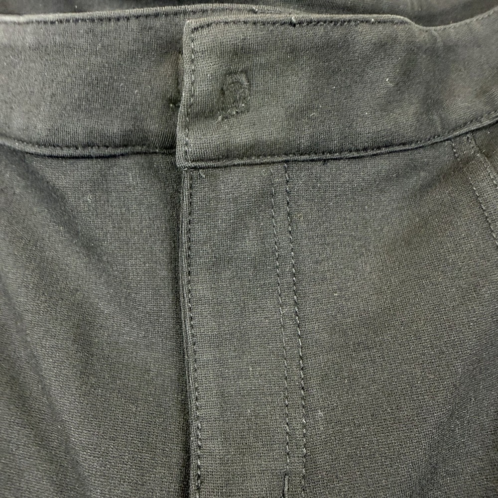 Athleta Ponte Moto Black Pants S8 Slim Fit Zip Pocket Stretch Active Travel - Picture 6 of 16